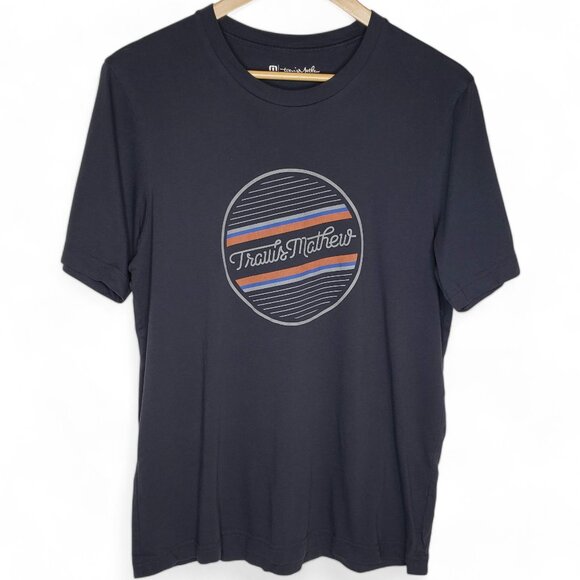 Travis Mathew Other - Travis Mathew T Shirt Men's Chunky Round Chest Logo Casual Everyday Crew Neck M